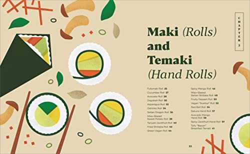 Vegan & Vegetarian Sushi Cookbook for Beginners: 50 Step-by-Step Plant-based Rolls and More